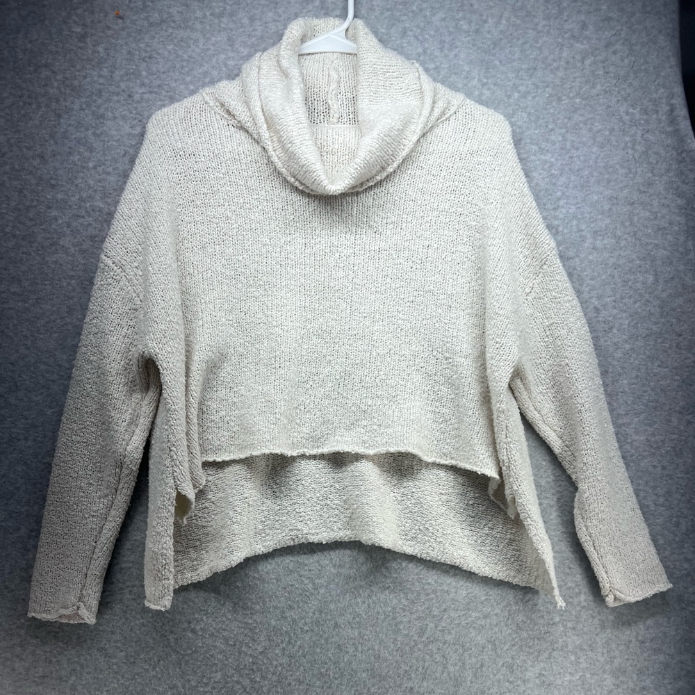 Wonderly Cream Cowl Neck Sweater